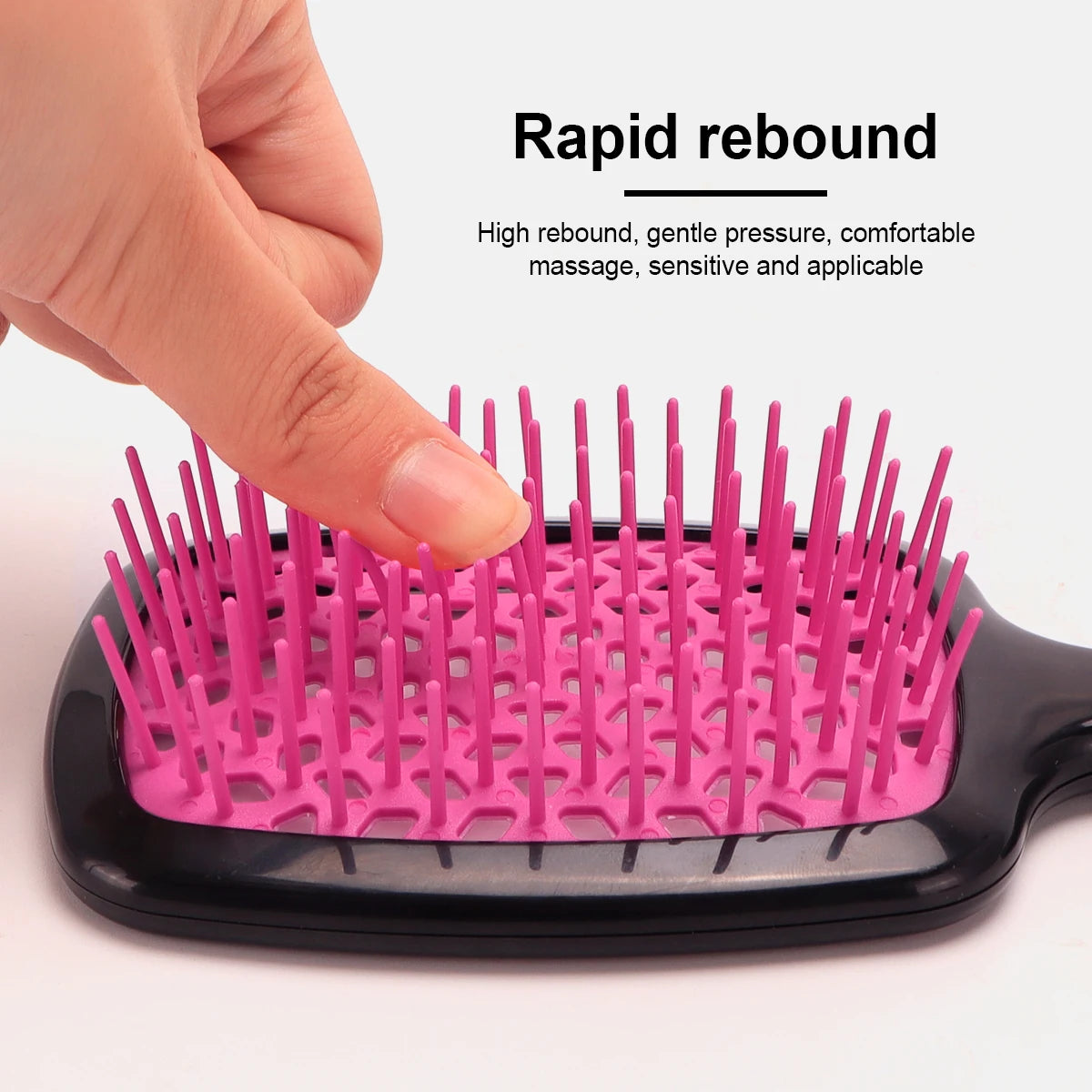 Air Cushion Comb Hair Brush – Anti-Static Massage for Wet & Curly Hair