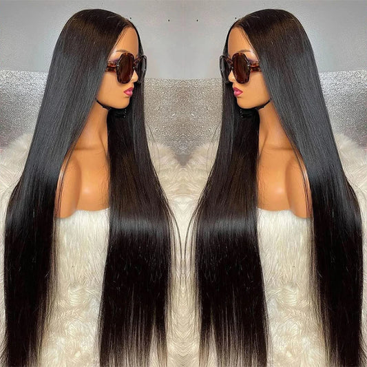 Bone Straight HD Lace Front Human Hair Wig
