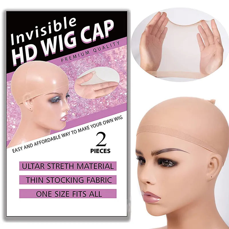 HD Wig Cap Pack – Thin, Invisible, Breathable Lace Front Caps