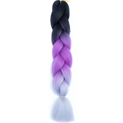 Synthetic Jumbo Braids Hair – 24 Inch Afro Ombre Kanekalon Extensions