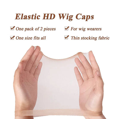 HD Wig Cap Pack – Thin, Invisible, Breathable Lace Front Caps