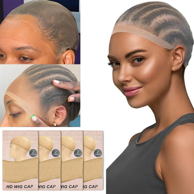 8-20 Pcs Nude Wig Caps – Thin, Transparent, High-Elastic, Breathable
