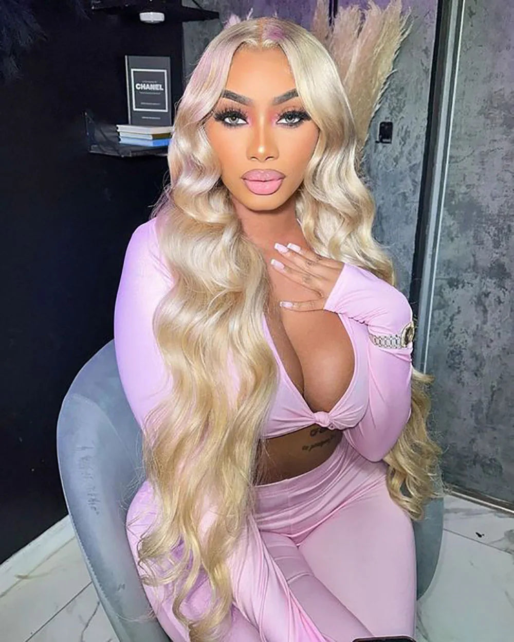 613 Honey Blonde Body Wave Wig HD Lace Front Human Hair Wig