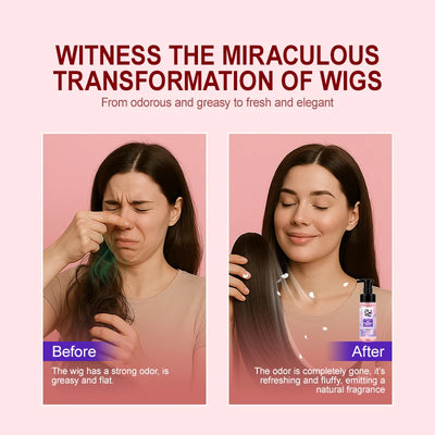 PURC Wig Fragrance Mousse & Hair Serum – Oil Control & Deep Cleansing