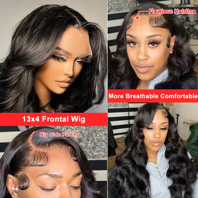 Brazilian Body Wave Wig – Wear & Go, 13x4/5x5/13x6 HD Lace, 100% Human Hair