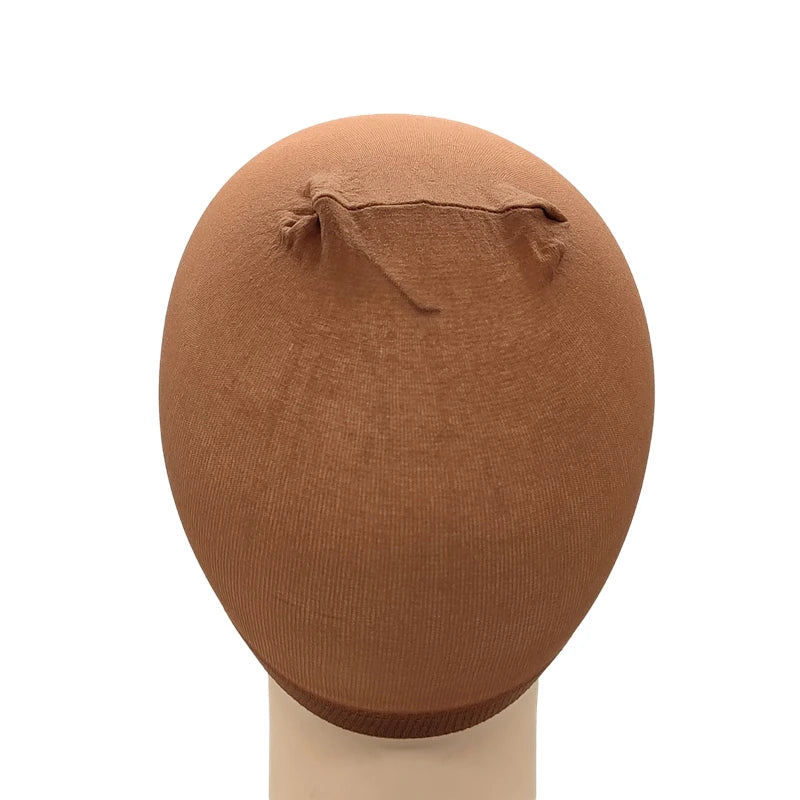 2pcs Stocking Wig Caps – Black & Brown Stretch Mesh Hair Nets