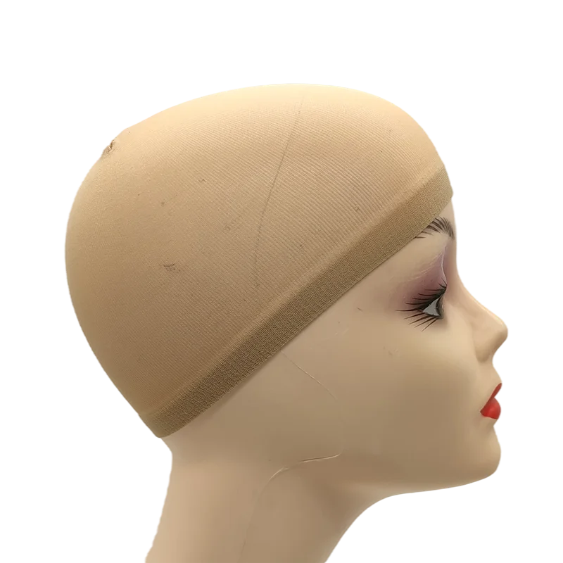 2pcs Stocking Wig Caps – Black & Brown Stretch Mesh Hair Nets