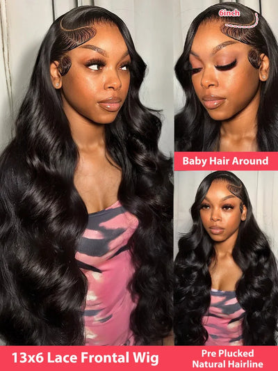 Brazilian Body Wave Wig – Wear & Go, 13x4/5x5/13x6 HD Lace, 100% Human Hair