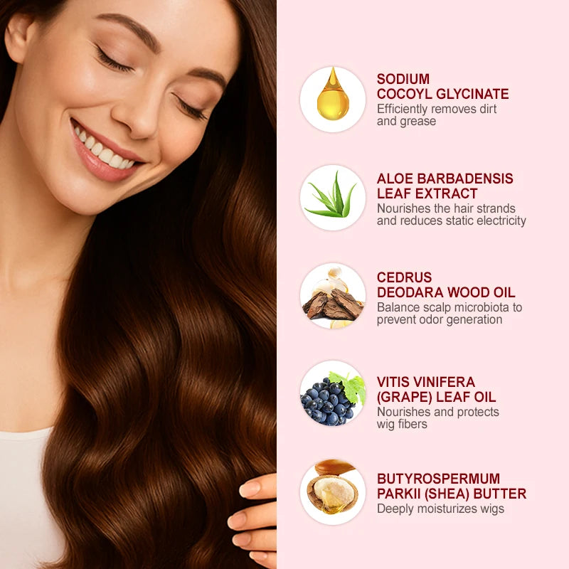 PURC Wig Fragrance Mousse & Hair Serum – Oil Control & Deep Cleansing