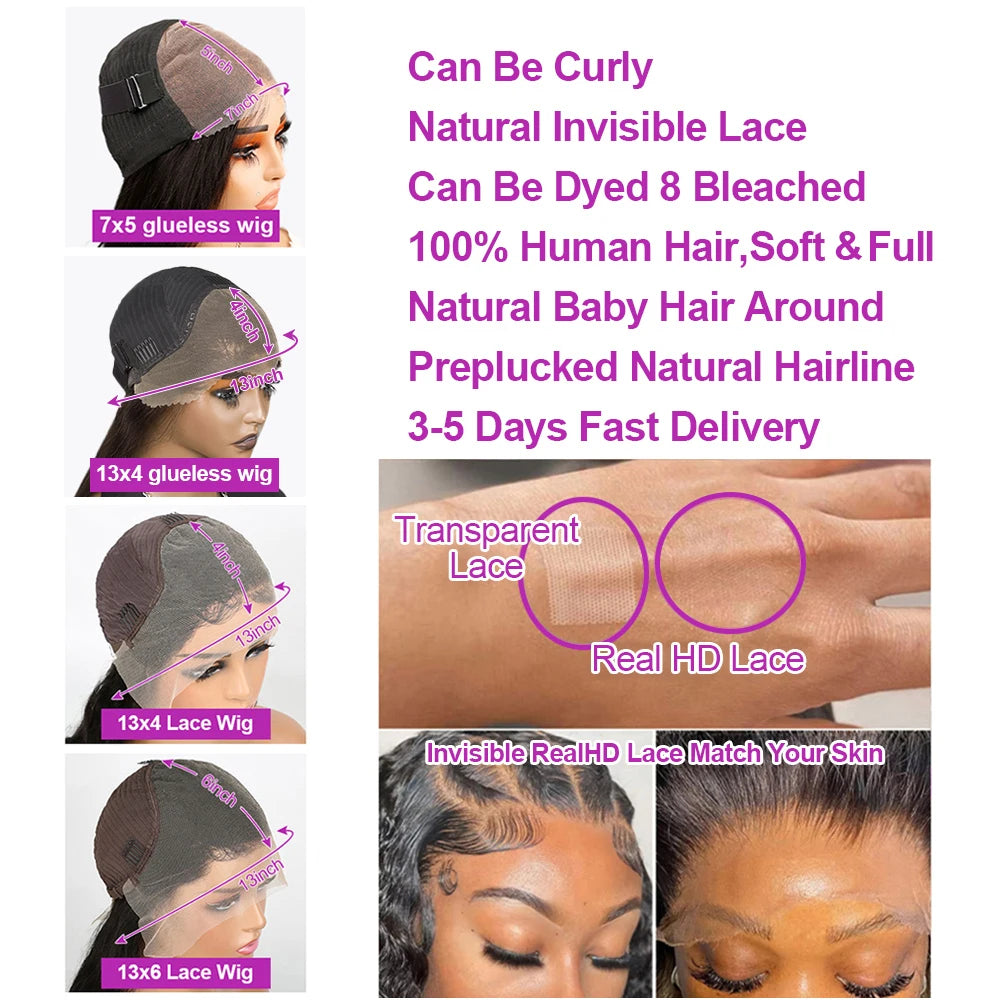 Deep Wave Curly Bob Wig – 250% Density Glueless Human Hair