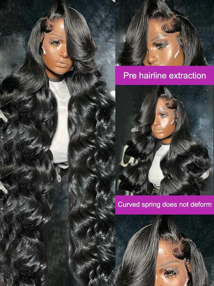 300% Density Body Wave Wig 13x4/13x6/7x5 HD Lace, 40-50 Inch