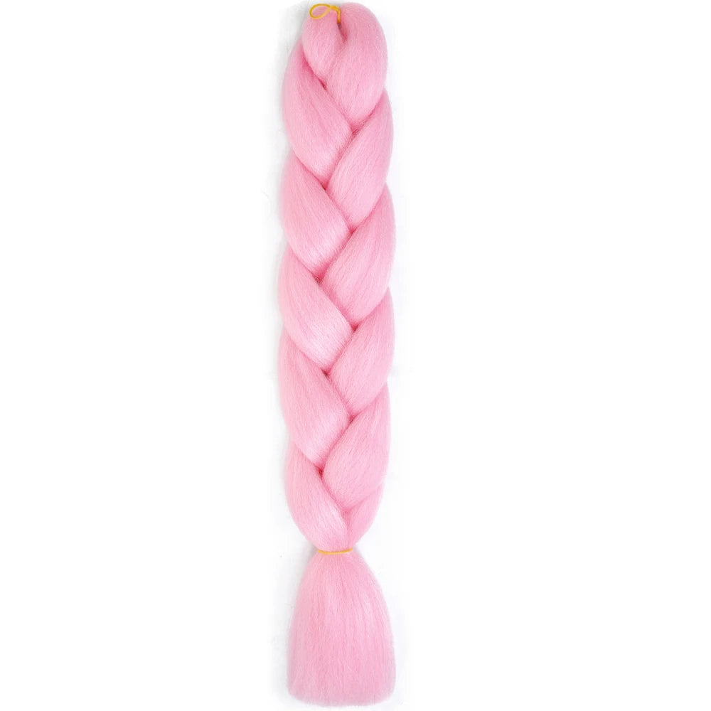 Synthetic Jumbo Braids Hair – 24 Inch Afro Ombre Kanekalon Extensions