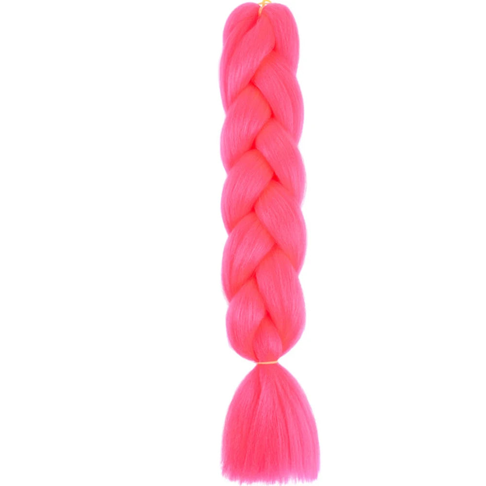 Synthetic Jumbo Braids Hair – 24 Inch Afro Ombre Kanekalon Extensions