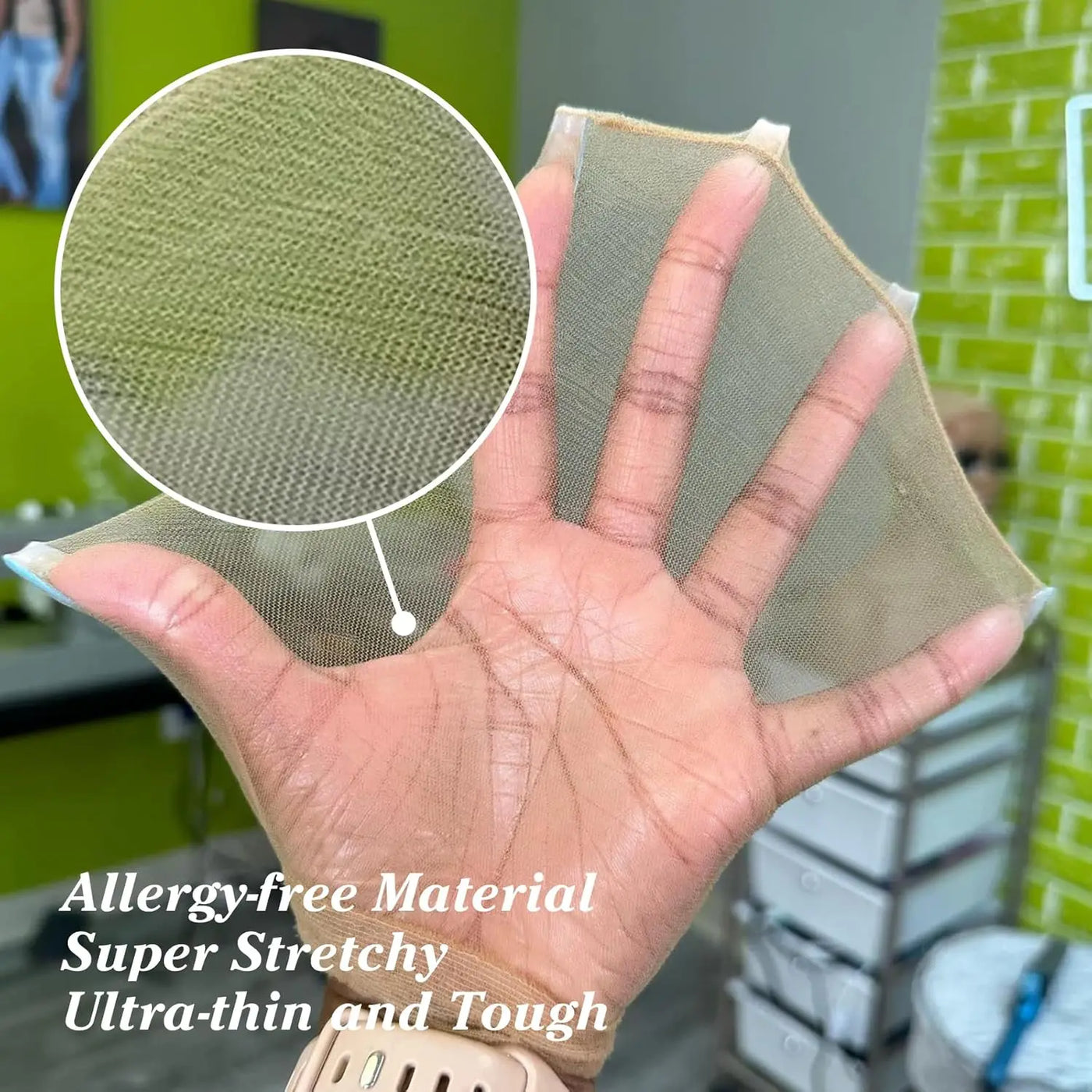 8-20 Pcs Nude Wig Caps – Thin, Transparent, High-Elastic, Breathable